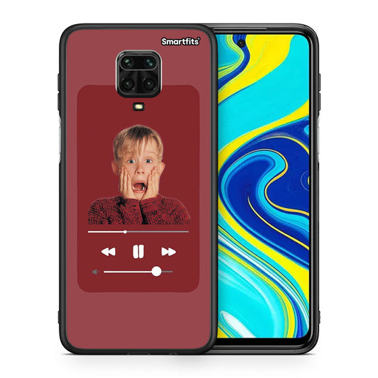 Θήκη Xiaomi Redmi Note 9S / 9 Pro Xmas Alone Music από τη Smartfits με σχέδιο στο πίσω μέρος και μαύρο περίβλημα | Xiaomi Redmi Note 9S / 9 Pro Xmas Alone Music case with colorful back and black bezels