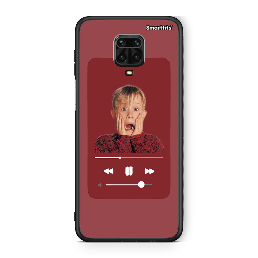 Xiaomi Redmi Note 9S / 9 Pro Xmas Alone Music θήκη από τη Smartfits με σχέδιο στο πίσω μέρος και μαύρο περίβλημα | Smartphone case with colorful back and black bezels by Smartfits