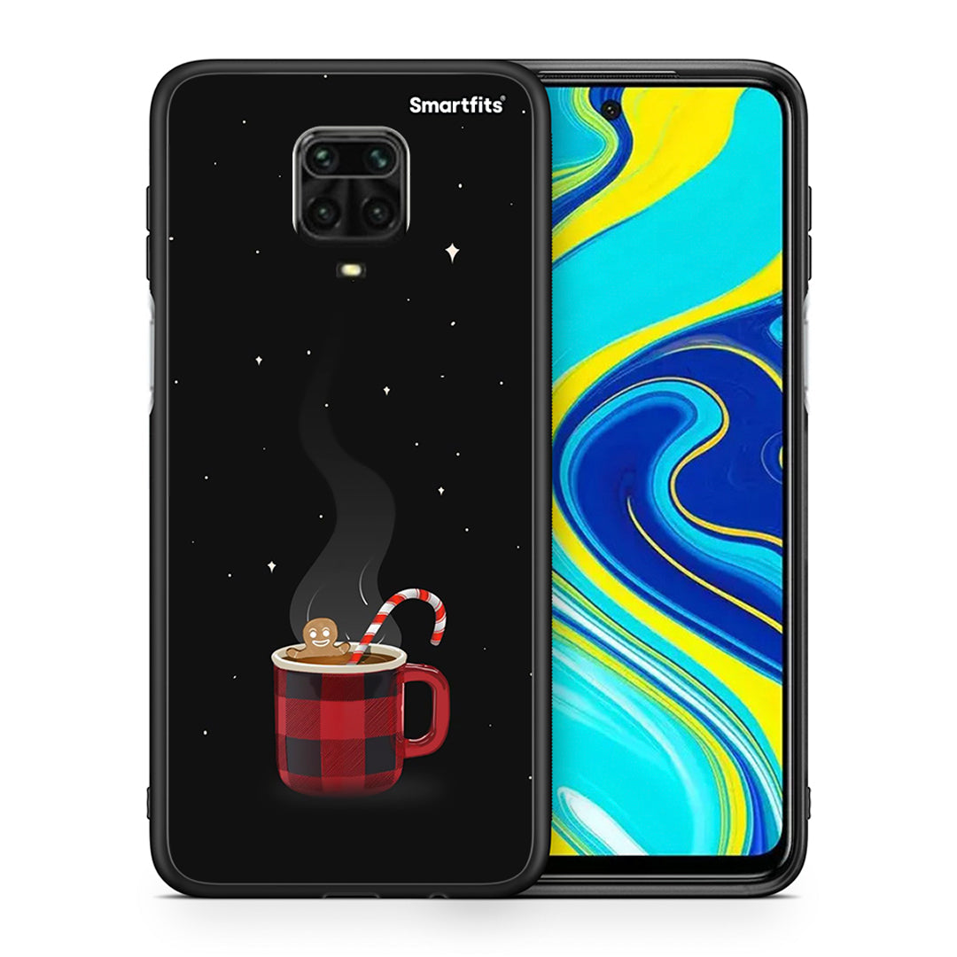 Θήκη Xiaomi Redmi Note 9S / 9 Pro Xmas Bathing από τη Smartfits με σχέδιο στο πίσω μέρος και μαύρο περίβλημα | Xiaomi Redmi Note 9S / 9 Pro Xmas Bathing case with colorful back and black bezels