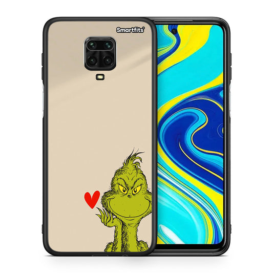 Θήκη Xiaomi Redmi Note 9S / 9 Pro Xmas Grinch από τη Smartfits με σχέδιο στο πίσω μέρος και μαύρο περίβλημα | Xiaomi Redmi Note 9S / 9 Pro Xmas Grinch case with colorful back and black bezels
