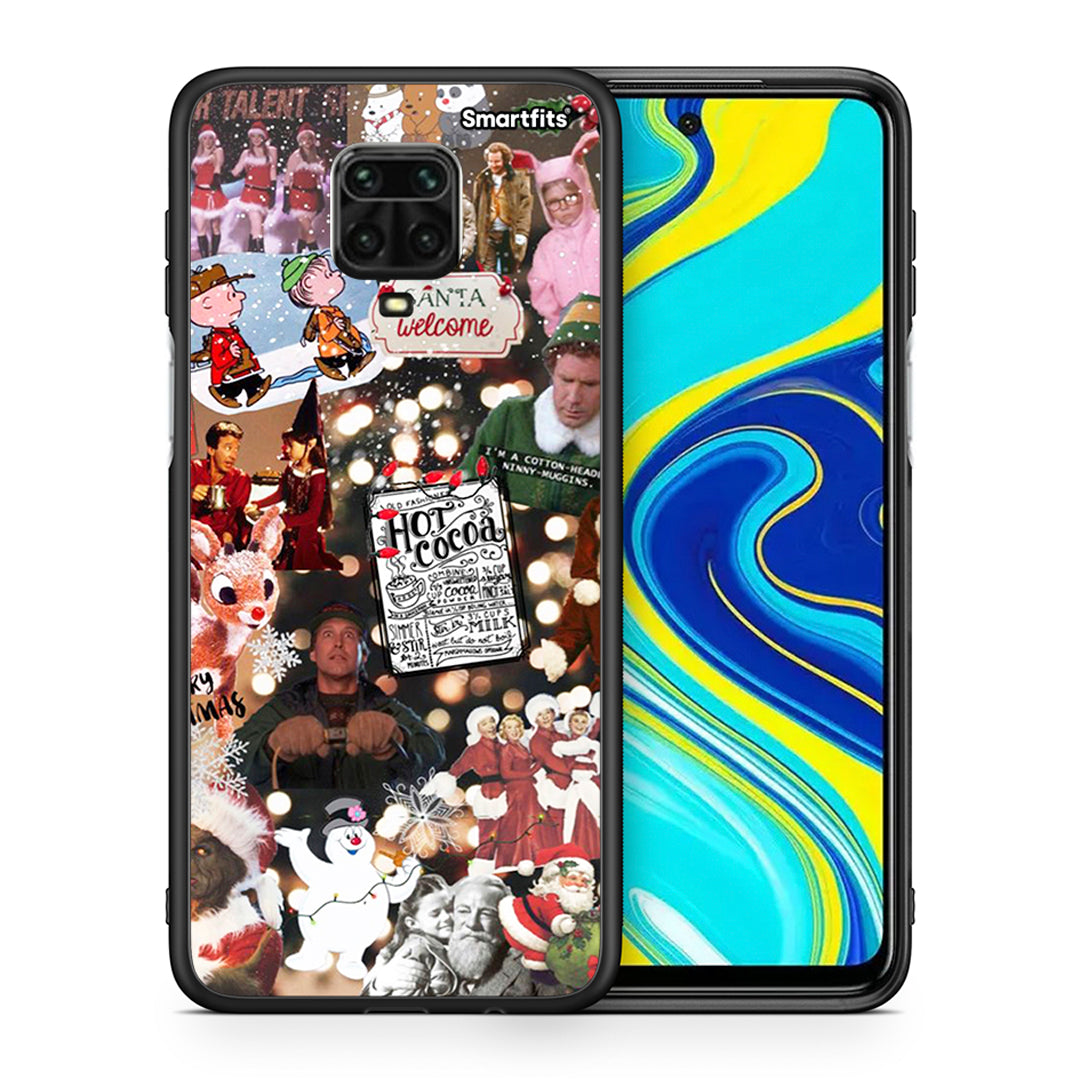 Θήκη Xiaomi Redmi Note 9S / 9 Pro Xmas Movies από τη Smartfits με σχέδιο στο πίσω μέρος και μαύρο περίβλημα | Xiaomi Redmi Note 9S / 9 Pro Xmas Movies case with colorful back and black bezels