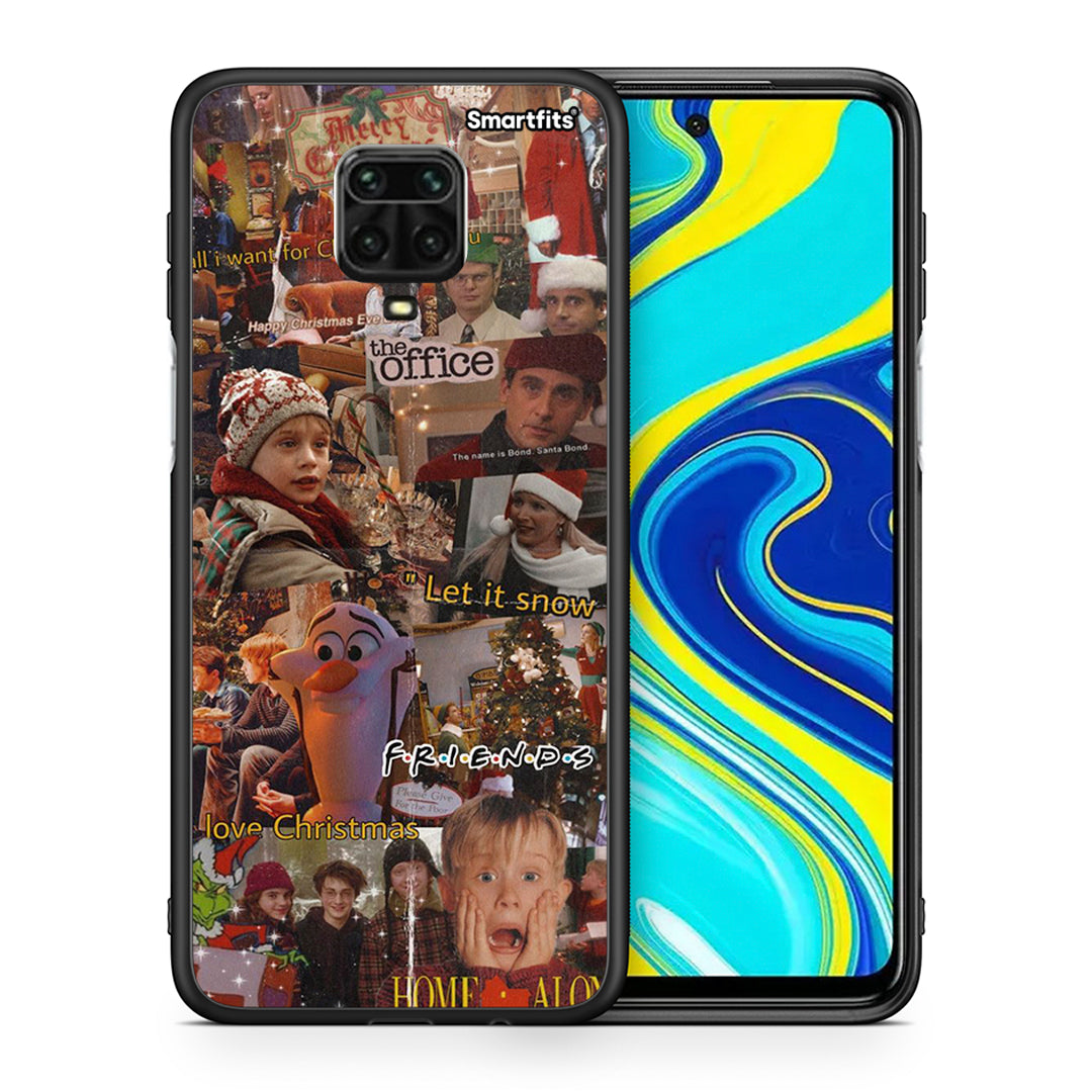 Θήκη Xiaomi Redmi Note 9S / 9 Pro Xmas Wishes από τη Smartfits με σχέδιο στο πίσω μέρος και μαύρο περίβλημα | Xiaomi Redmi Note 9S / 9 Pro Xmas Wishes case with colorful back and black bezels