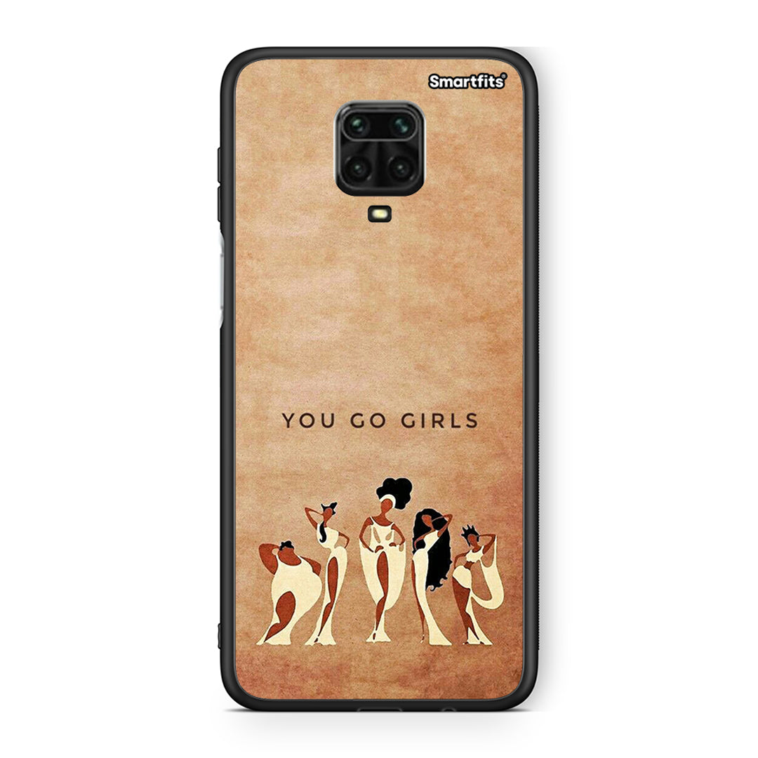 Xiaomi Redmi Note 9S / 9 Pro You Go Girl θήκη από τη Smartfits με σχέδιο στο πίσω μέρος και μαύρο περίβλημα | Smartphone case with colorful back and black bezels by Smartfits