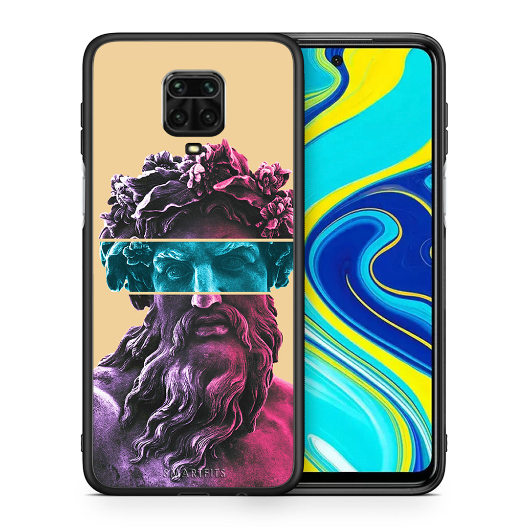 Θήκη Αγίου Βαλεντίνου Xiaomi Redmi Note 9S / 9 Pro Zeus Art από τη Smartfits με σχέδιο στο πίσω μέρος και μαύρο περίβλημα | Xiaomi Redmi Note 9S / 9 Pro Zeus Art case with colorful back and black bezels