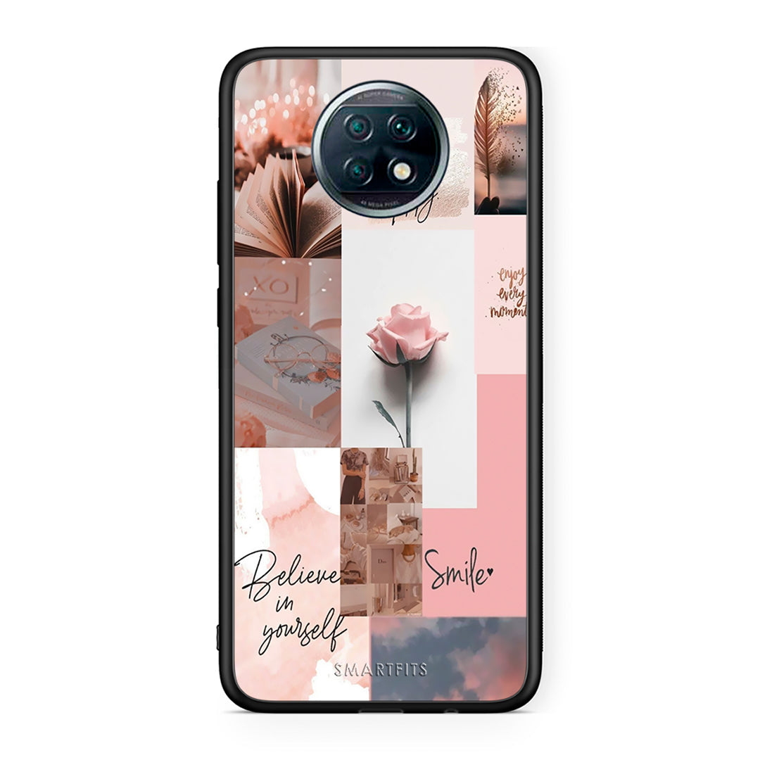 Xiaomi Redmi Note 9T Aesthetic Collage θήκη από τη Smartfits με σχέδιο στο πίσω μέρος και μαύρο περίβλημα | Smartphone case with colorful back and black bezels by Smartfits