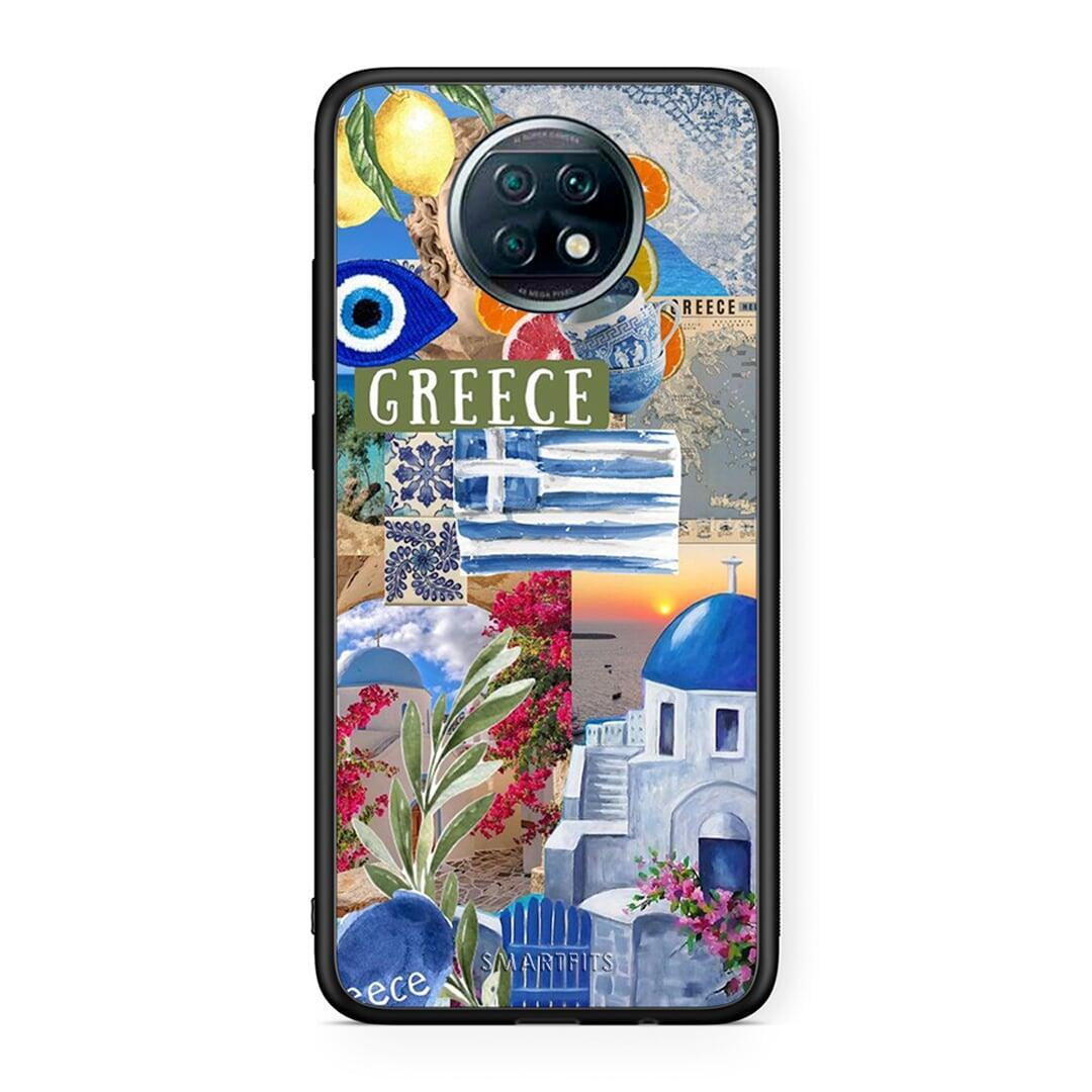 Xiaomi Redmi Note 9T All Greek Θήκη από τη Smartfits με σχέδιο στο πίσω μέρος και μαύρο περίβλημα | Smartphone case with colorful back and black bezels by Smartfits