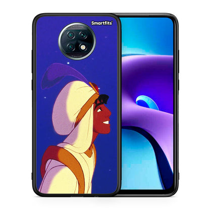 Θήκη Xiaomi Redmi Note 9T Alladin And Jasmine Love 1 από τη Smartfits με σχέδιο στο πίσω μέρος και μαύρο περίβλημα | Xiaomi Redmi Note 9T Alladin And Jasmine Love 1 case with colorful back and black bezels