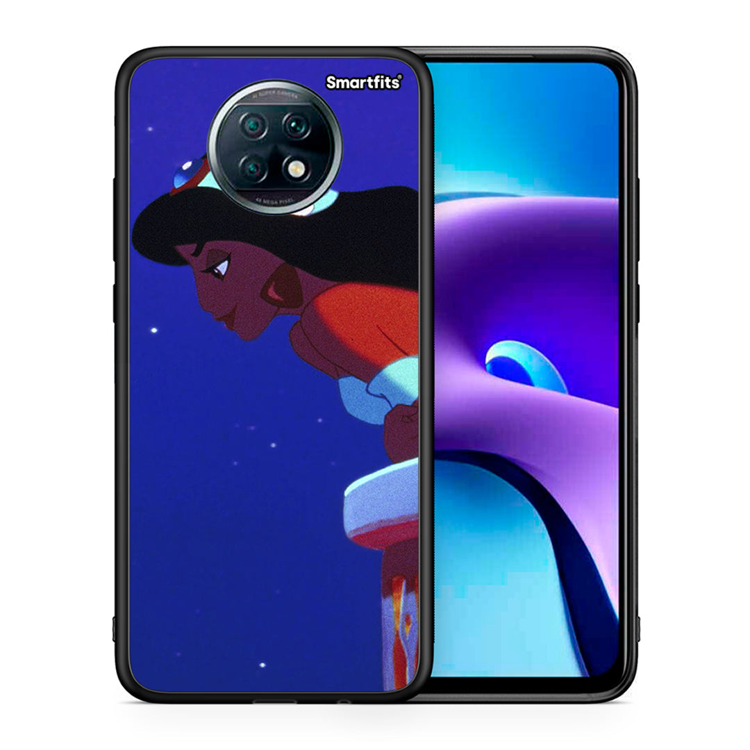 Θήκη Xiaomi Redmi Note 9T Alladin And Jasmine Love 2 από τη Smartfits με σχέδιο στο πίσω μέρος και μαύρο περίβλημα | Xiaomi Redmi Note 9T Alladin And Jasmine Love 2 case with colorful back and black bezels