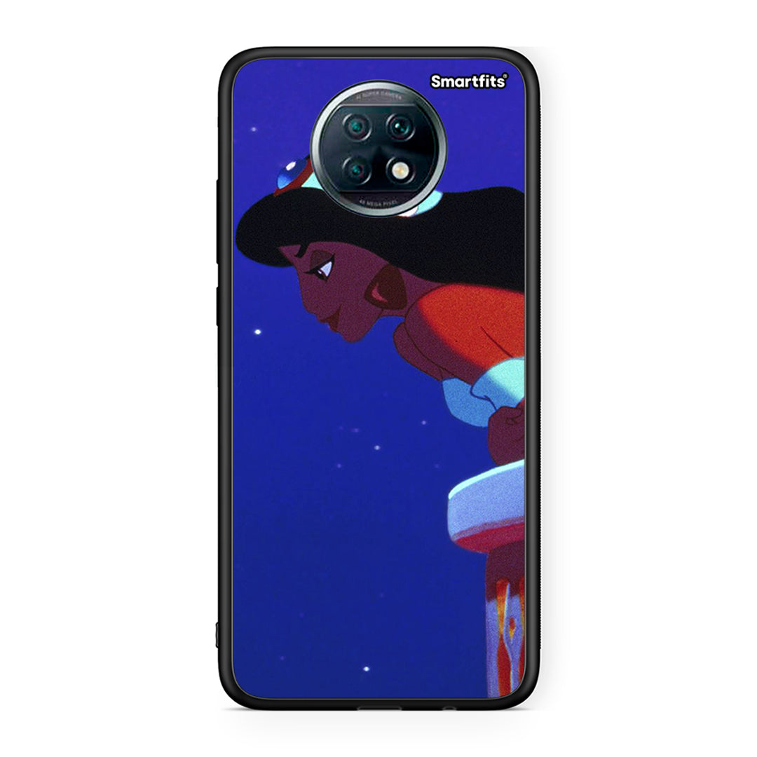 Xiaomi Redmi Note 9T Alladin And Jasmine Love 2 θήκη από τη Smartfits με σχέδιο στο πίσω μέρος και μαύρο περίβλημα | Smartphone case with colorful back and black bezels by Smartfits