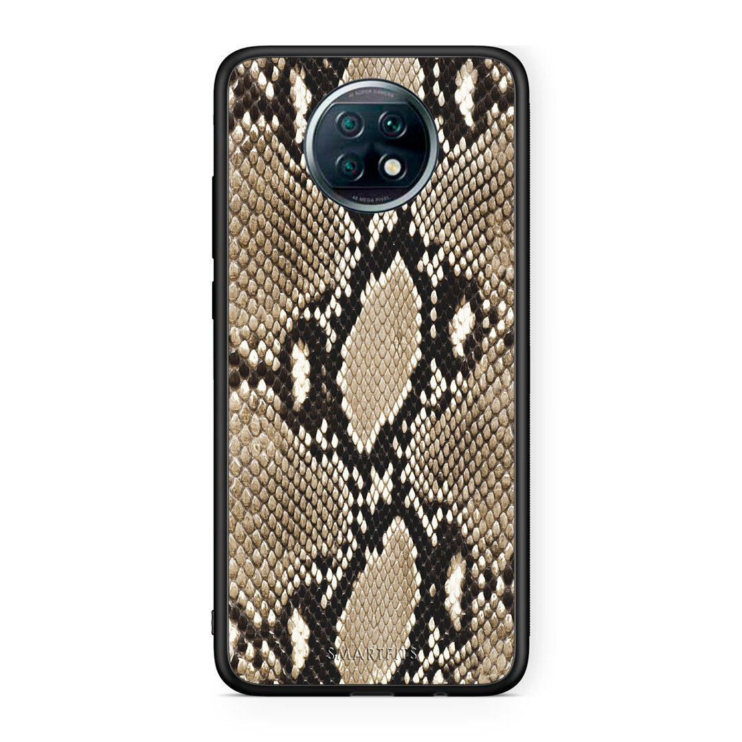 23 - Xiaomi Redmi Note 9T Fashion Snake Animal case, cover, bumper