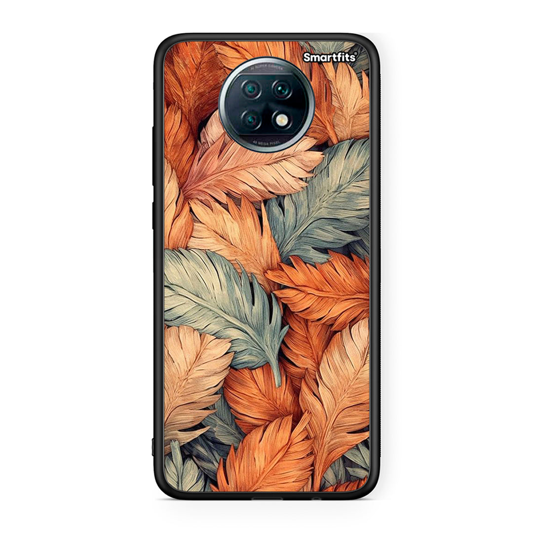 Xiaomi Redmi Note 9T Autumn Leaves Θήκη από τη Smartfits με σχέδιο στο πίσω μέρος και μαύρο περίβλημα | Smartphone case with colorful back and black bezels by Smartfits