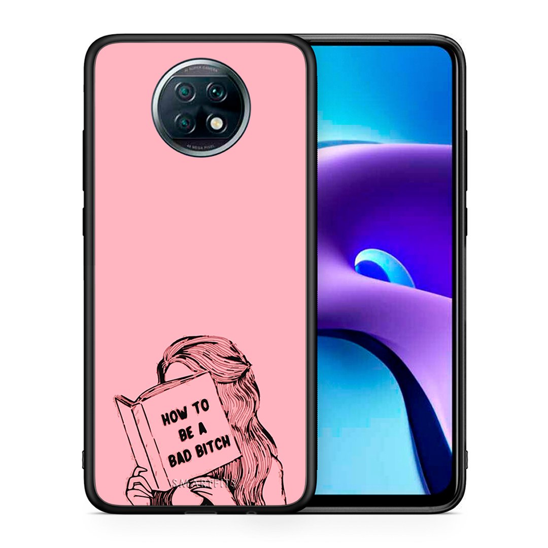 Θήκη Xiaomi Redmi Note 9T Bad Bitch από τη Smartfits με σχέδιο στο πίσω μέρος και μαύρο περίβλημα | Xiaomi Redmi Note 9T Bad Bitch case with colorful back and black bezels