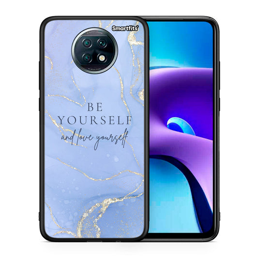 Θήκη Xiaomi Redmi Note 9T Be Yourself από τη Smartfits με σχέδιο στο πίσω μέρος και μαύρο περίβλημα | Xiaomi Redmi Note 9T Be Yourself case with colorful back and black bezels