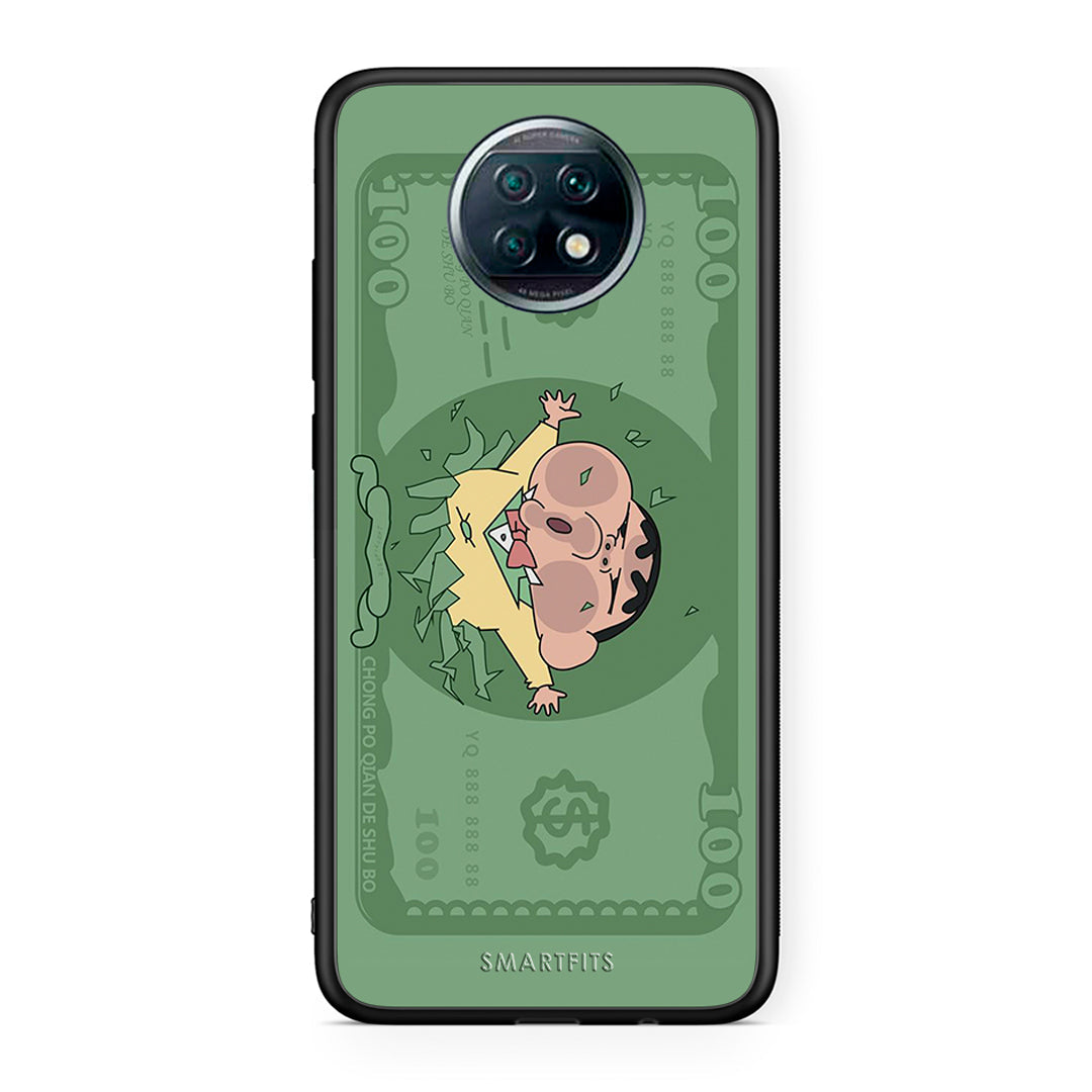 Xiaomi Redmi Note 9T Big Money Θήκη Αγίου Βαλεντίνου από τη Smartfits με σχέδιο στο πίσω μέρος και μαύρο περίβλημα | Smartphone case with colorful back and black bezels by Smartfits