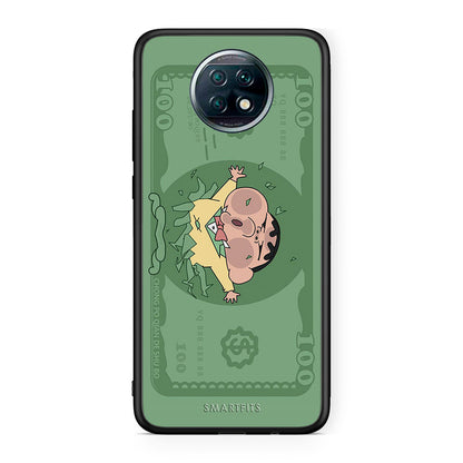 Xiaomi Redmi Note 9T Big Money Θήκη Αγίου Βαλεντίνου από τη Smartfits με σχέδιο στο πίσω μέρος και μαύρο περίβλημα | Smartphone case with colorful back and black bezels by Smartfits