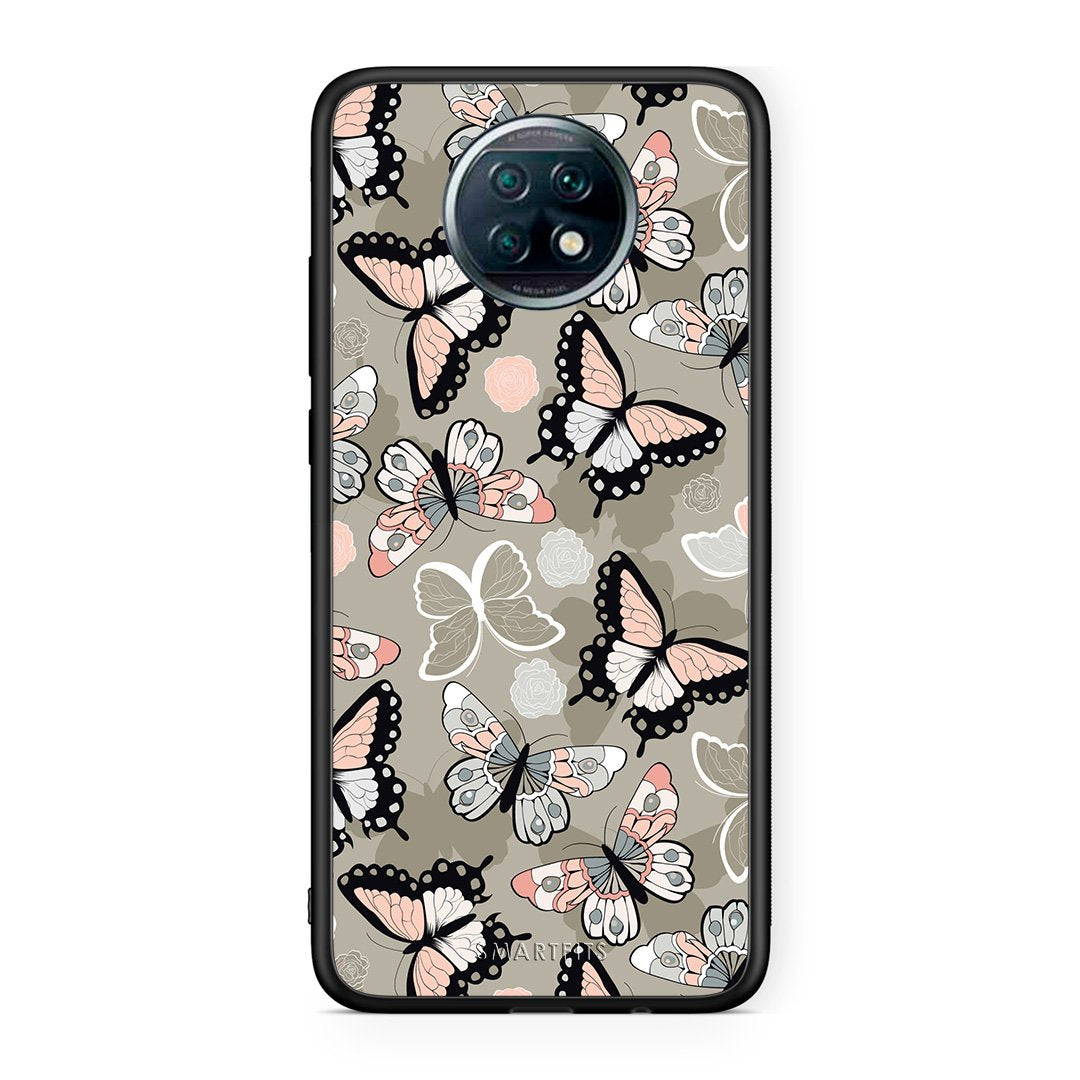 135 - Xiaomi Redmi Note 9T Butterflies Boho case, cover, bumper