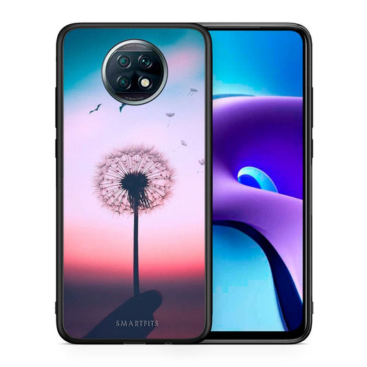 Θήκη Xiaomi Redmi Note 9T Wish Boho από τη Smartfits με σχέδιο στο πίσω μέρος και μαύρο περίβλημα | Xiaomi Redmi Note 9T Wish Boho case with colorful back and black bezels