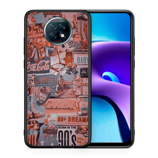 Θήκη Xiaomi Redmi Note 9T Born In 90s από τη Smartfits με σχέδιο στο πίσω μέρος και μαύρο περίβλημα | Xiaomi Redmi Note 9T Born In 90s case with colorful back and black bezels