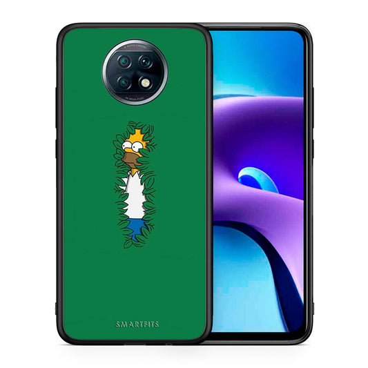 Θήκη Αγίου Βαλεντίνου Xiaomi Redmi Note 9T Bush Man από τη Smartfits με σχέδιο στο πίσω μέρος και μαύρο περίβλημα | Xiaomi Redmi Note 9T Bush Man case with colorful back and black bezels
