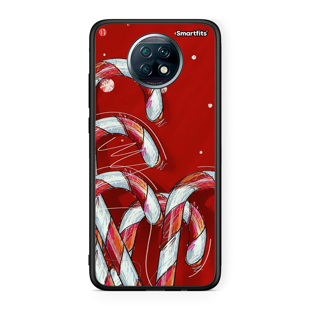 Xiaomi Redmi Note 9T Candy Cane θήκη από τη Smartfits με σχέδιο στο πίσω μέρος και μαύρο περίβλημα | Smartphone case with colorful back and black bezels by Smartfits