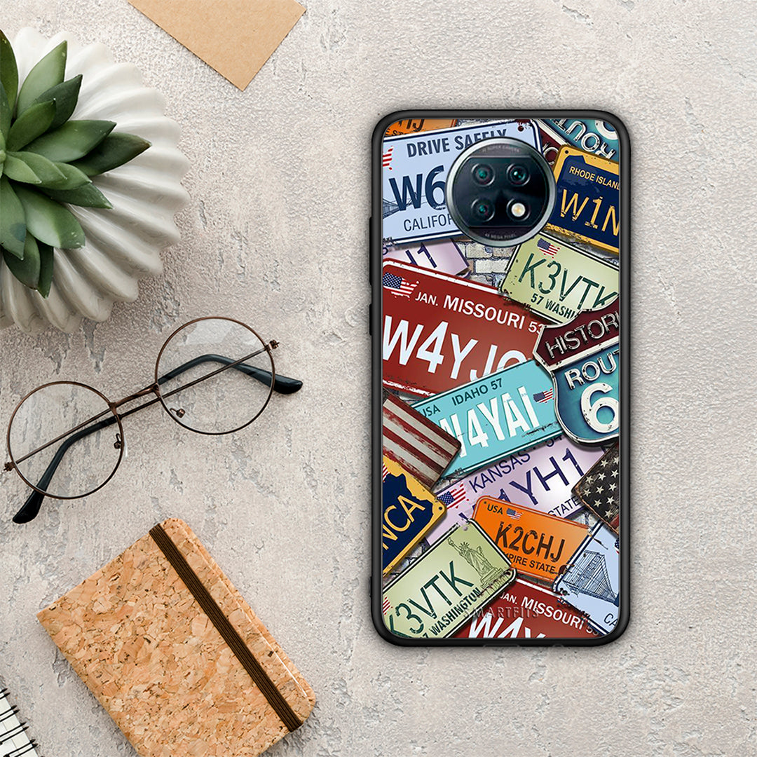 Car Plates - Xiaomi Redmi Note 9T θήκη