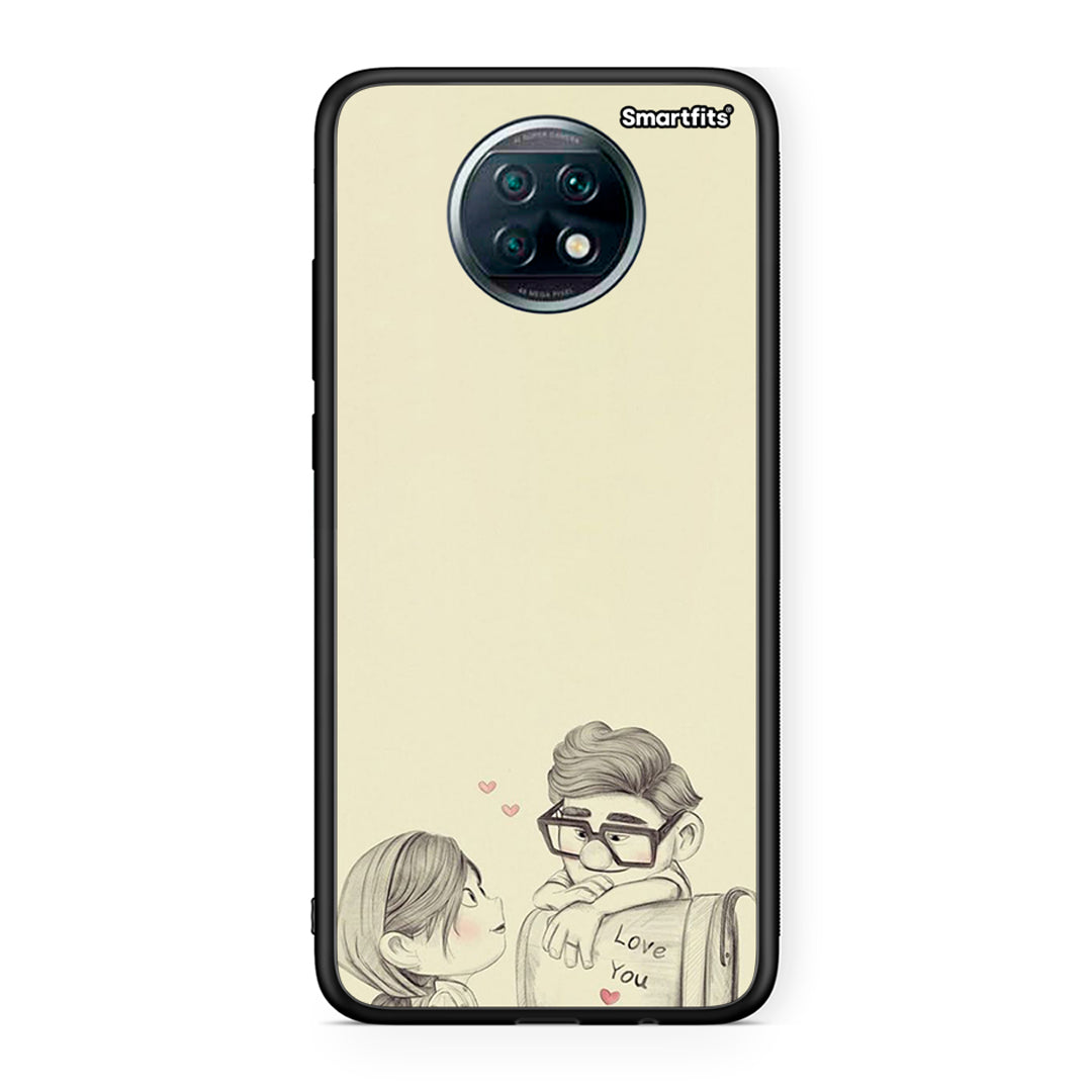 Xiaomi Redmi Note 9T Carl And Ellie θήκη από τη Smartfits με σχέδιο στο πίσω μέρος και μαύρο περίβλημα | Smartphone case with colorful back and black bezels by Smartfits