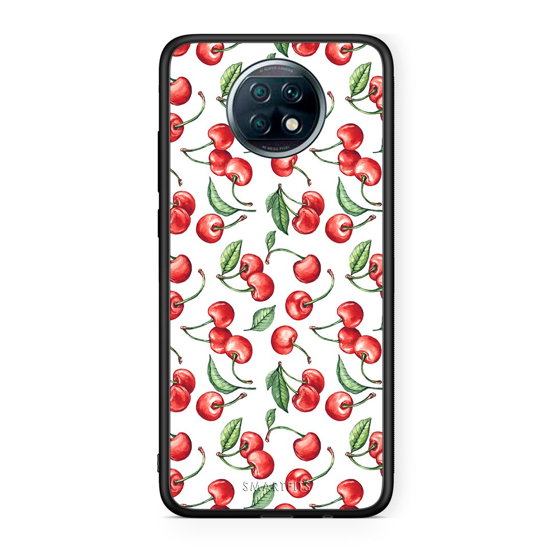 Xiaomi Redmi Note 9T Cherry Summer θήκη από τη Smartfits με σχέδιο στο πίσω μέρος και μαύρο περίβλημα | Smartphone case with colorful back and black bezels by Smartfits