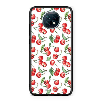 Xiaomi Redmi Note 9T Cherry Summer θήκη από τη Smartfits με σχέδιο στο πίσω μέρος και μαύρο περίβλημα | Smartphone case with colorful back and black bezels by Smartfits