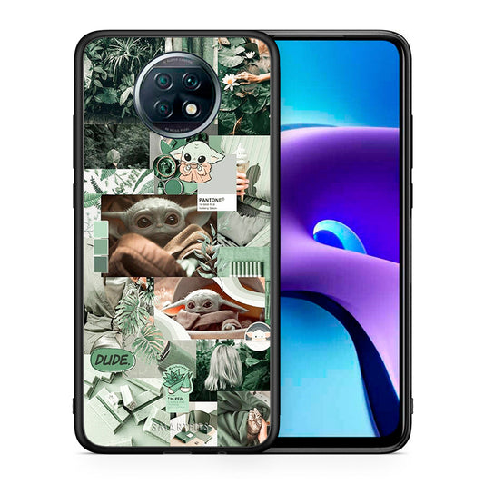 Θήκη Αγίου Βαλεντίνου Xiaomi Redmi Note 9T Collage Dude από τη Smartfits με σχέδιο στο πίσω μέρος και μαύρο περίβλημα | Xiaomi Redmi Note 9T Collage Dude case with colorful back and black bezels