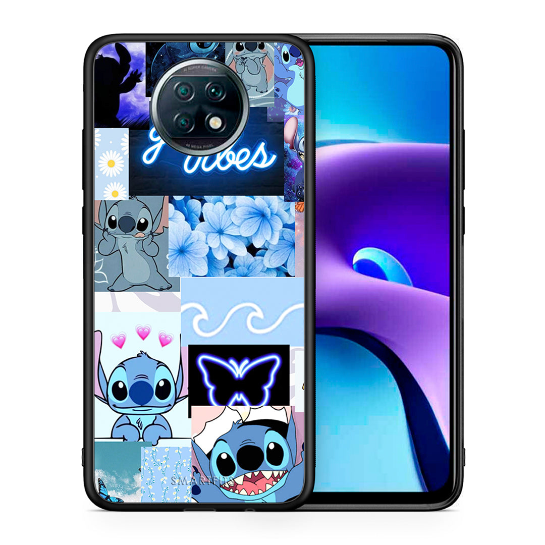 Θήκη Αγίου Βαλεντίνου Xiaomi Redmi Note 9T Collage Good Vibes από τη Smartfits με σχέδιο στο πίσω μέρος και μαύρο περίβλημα | Xiaomi Redmi Note 9T Collage Good Vibes case with colorful back and black bezels