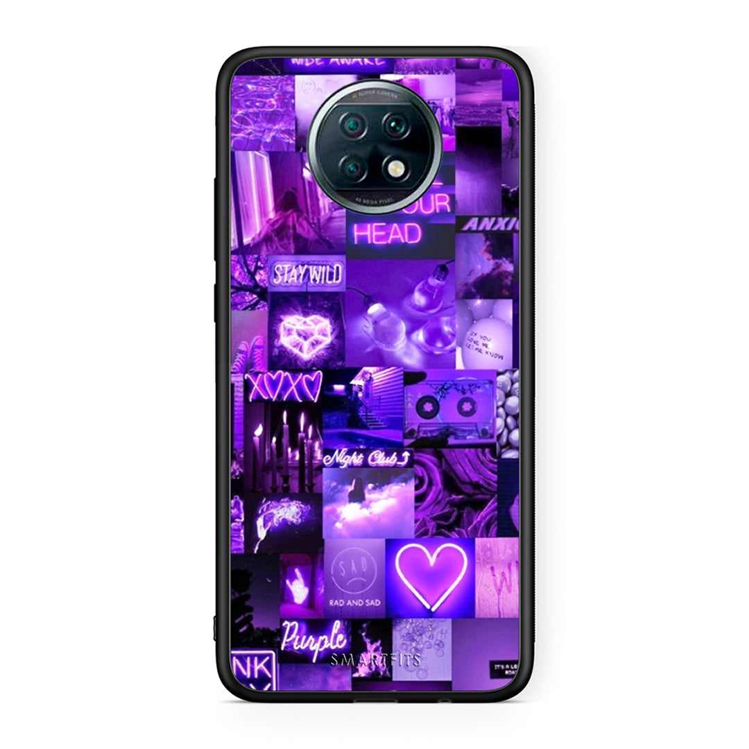 Xiaomi Redmi Note 9T Collage Stay Wild Θήκη Αγίου Βαλεντίνου από τη Smartfits με σχέδιο στο πίσω μέρος και μαύρο περίβλημα | Smartphone case with colorful back and black bezels by Smartfits
