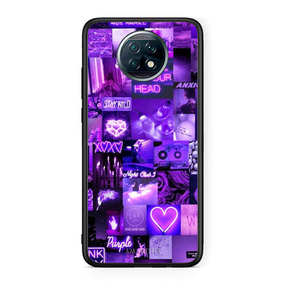 Xiaomi Redmi Note 9T Collage Stay Wild Θήκη Αγίου Βαλεντίνου από τη Smartfits με σχέδιο στο πίσω μέρος και μαύρο περίβλημα | Smartphone case with colorful back and black bezels by Smartfits