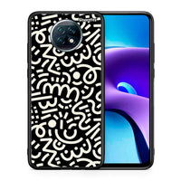 Thumbnail for Θήκη Xiaomi Redmi Note 9T Doodle Art από τη Smartfits με σχέδιο στο πίσω μέρος και μαύρο περίβλημα | Xiaomi Redmi Note 9T Doodle Art case with colorful back and black bezels