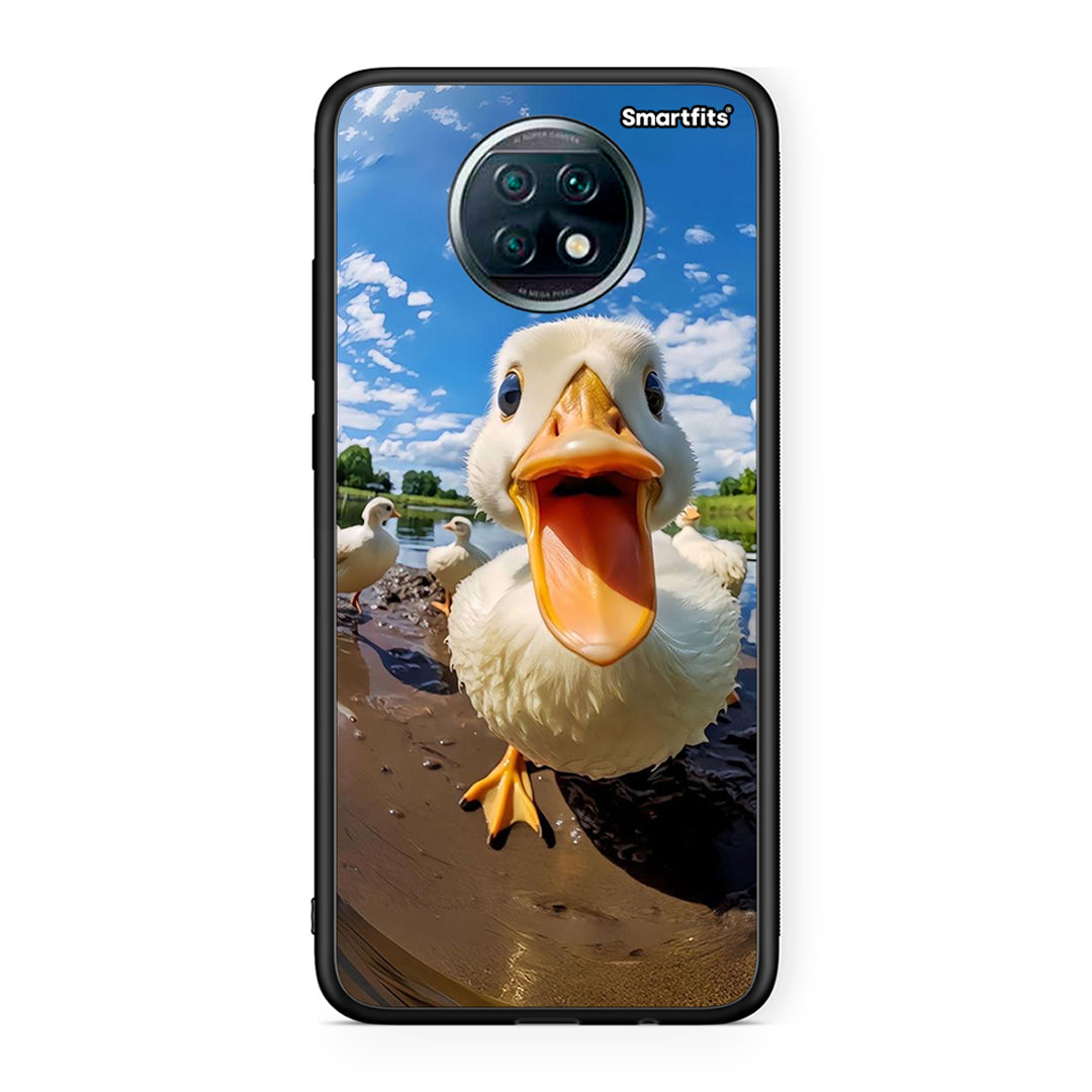 Xiaomi Redmi Note 9T Duck Face θήκη από τη Smartfits με σχέδιο στο πίσω μέρος και μαύρο περίβλημα | Smartphone case with colorful back and black bezels by Smartfits