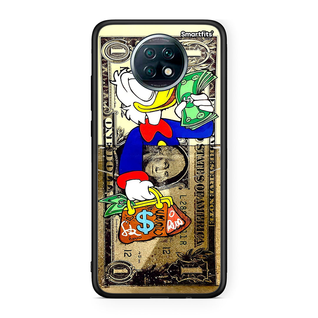 Xiaomi Redmi Note 9T Duck Money Θήκη από τη Smartfits με σχέδιο στο πίσω μέρος και μαύρο περίβλημα | Smartphone case with colorful back and black bezels by Smartfits