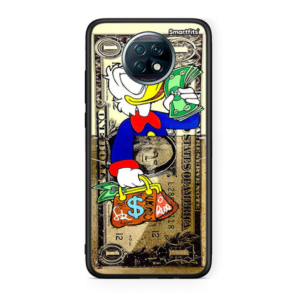 Xiaomi Redmi Note 9T Duck Money Θήκη από τη Smartfits με σχέδιο στο πίσω μέρος και μαύρο περίβλημα | Smartphone case with colorful back and black bezels by Smartfits