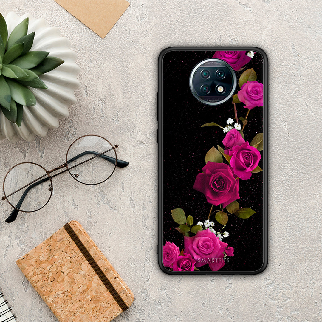 Flower Red Roses - Xiaomi Redmi Note 9T θήκη