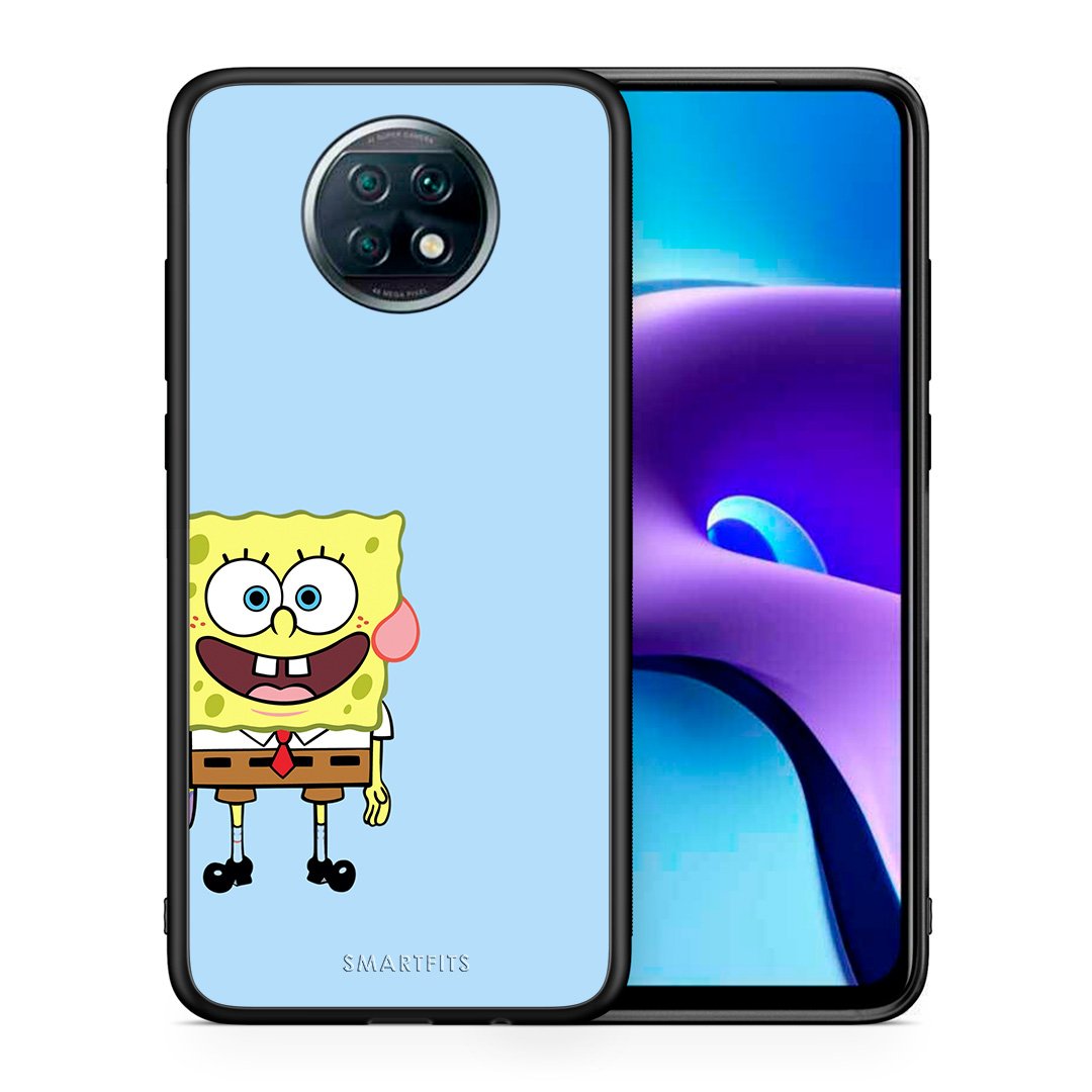 Θήκη Xiaomi Redmi Note 9T Friends Bob από τη Smartfits με σχέδιο στο πίσω μέρος και μαύρο περίβλημα | Xiaomi Redmi Note 9T Friends Bob case with colorful back and black bezels
