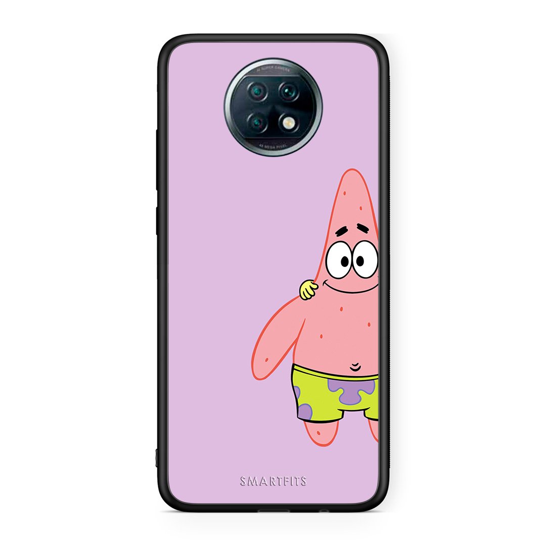 Xiaomi Redmi Note 9T  Friends Patrick θήκη από τη Smartfits με σχέδιο στο πίσω μέρος και μαύρο περίβλημα | Smartphone case with colorful back and black bezels by Smartfits