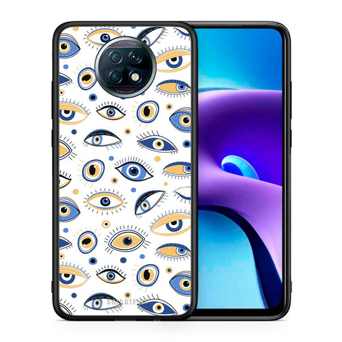 Θήκη Xiaomi Redmi Note 9T Ftou Ftou από τη Smartfits με σχέδιο στο πίσω μέρος και μαύρο περίβλημα | Xiaomi Redmi Note 9T Ftou Ftou case with colorful back and black bezels