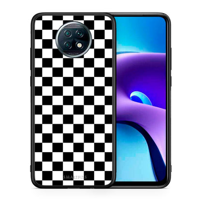 Θήκη Xiaomi Redmi Note 9T Squares Geometric από τη Smartfits με σχέδιο στο πίσω μέρος και μαύρο περίβλημα | Xiaomi Redmi Note 9T Squares Geometric case with colorful back and black bezels