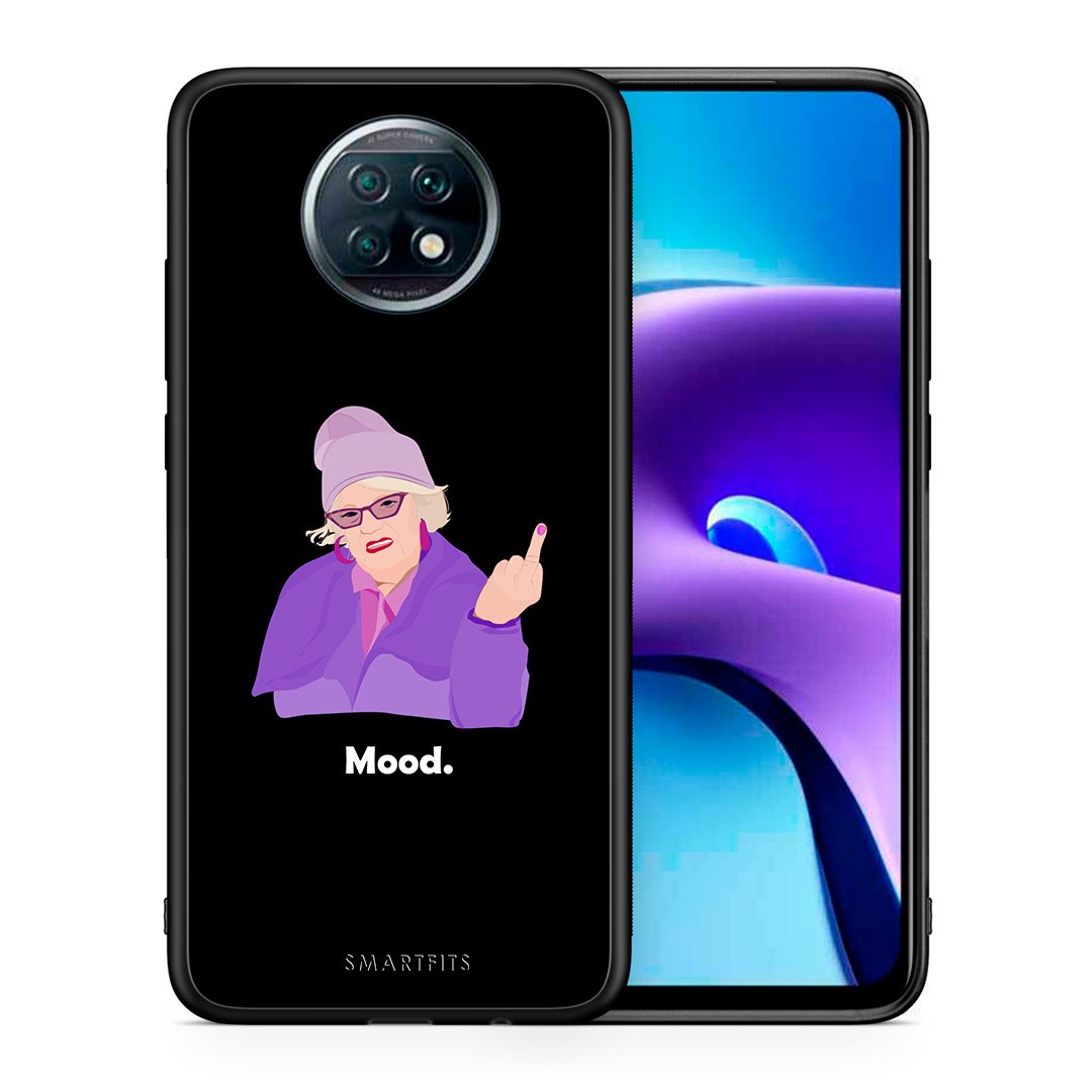 Θήκη Xiaomi Redmi Note 9T Grandma Mood Black από τη Smartfits με σχέδιο στο πίσω μέρος και μαύρο περίβλημα | Xiaomi Redmi Note 9T Grandma Mood Black case with colorful back and black bezels