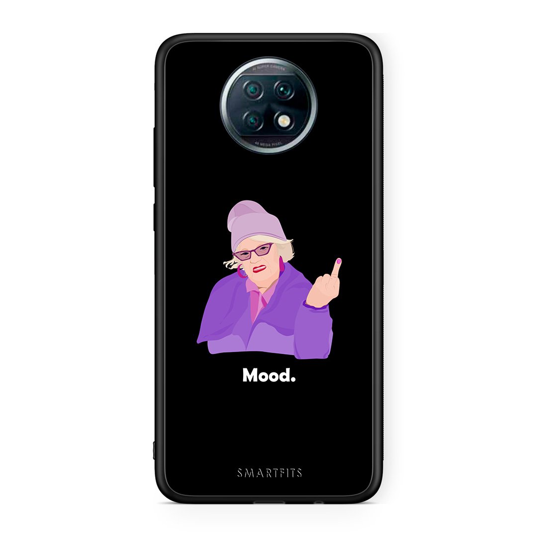 Xiaomi Redmi Note 9T Grandma Mood Black θήκη από τη Smartfits με σχέδιο στο πίσω μέρος και μαύρο περίβλημα | Smartphone case with colorful back and black bezels by Smartfits