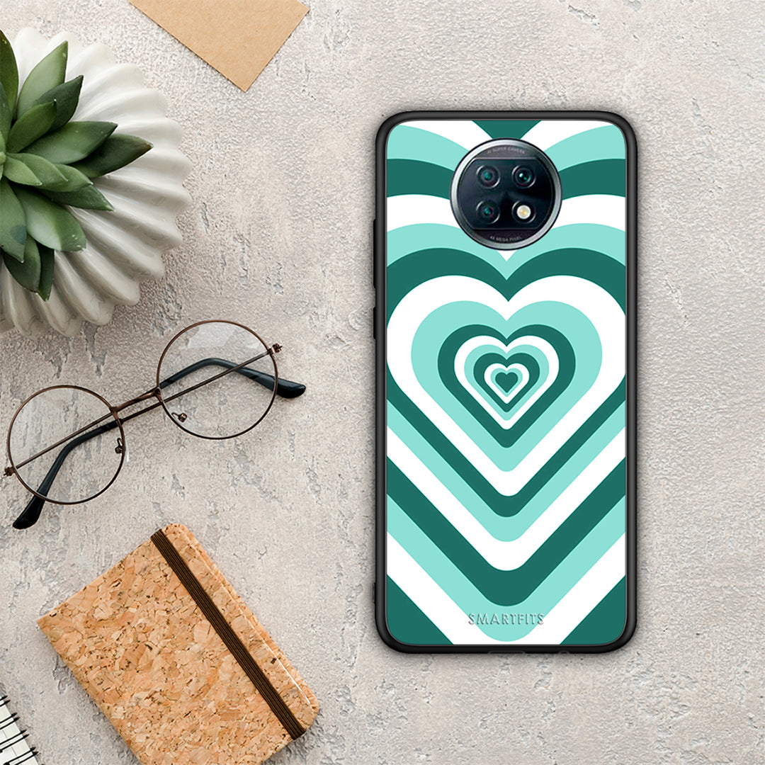 Green Hearts - Xiaomi Redmi Note 9T θήκη