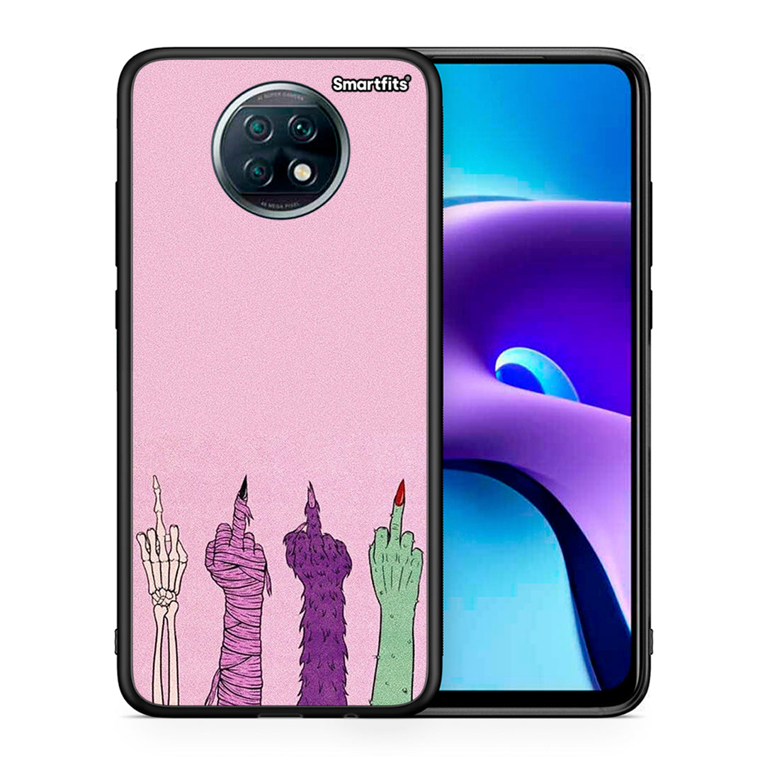 Θήκη Xiaomi Redmi Note 9T Halloween Be A Lady από τη Smartfits με σχέδιο στο πίσω μέρος και μαύρο περίβλημα | Xiaomi Redmi Note 9T Halloween Be A Lady case with colorful back and black bezels
