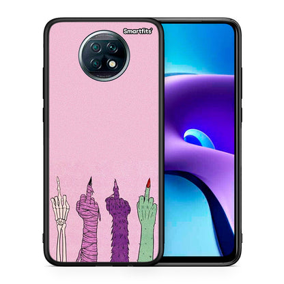 Θήκη Xiaomi Redmi Note 9T Halloween Be A Lady από τη Smartfits με σχέδιο στο πίσω μέρος και μαύρο περίβλημα | Xiaomi Redmi Note 9T Halloween Be A Lady case with colorful back and black bezels