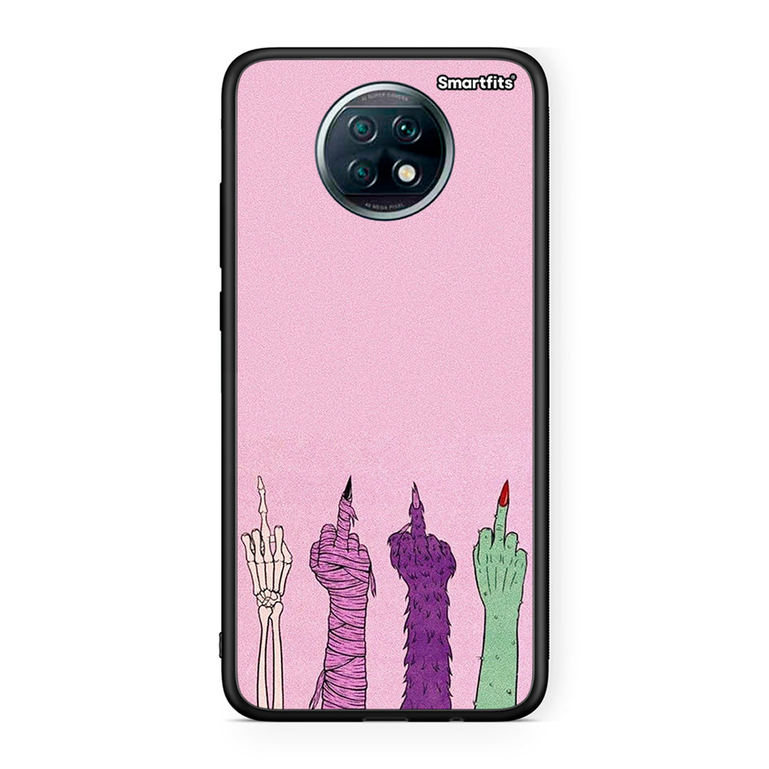 Xiaomi Redmi Note 9T Halloween Be A Lady Θήκη από τη Smartfits με σχέδιο στο πίσω μέρος και μαύρο περίβλημα | Smartphone case with colorful back and black bezels by Smartfits