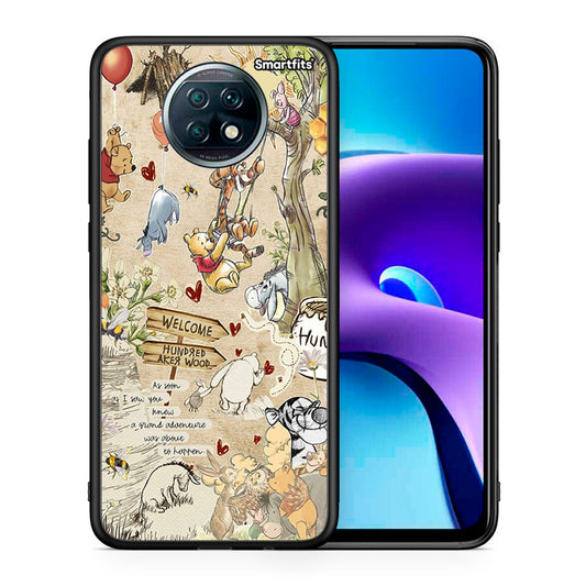 Θήκη Xiaomi Redmi Note 9T Happy Friends από τη Smartfits με σχέδιο στο πίσω μέρος και μαύρο περίβλημα | Xiaomi Redmi Note 9T Happy Friends case with colorful back and black bezels
