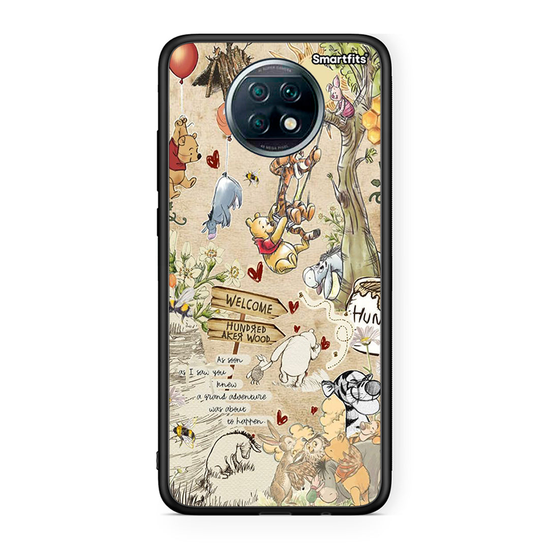 Xiaomi Redmi Note 9T Happy Friends θήκη από τη Smartfits με σχέδιο στο πίσω μέρος και μαύρο περίβλημα | Smartphone case with colorful back and black bezels by Smartfits