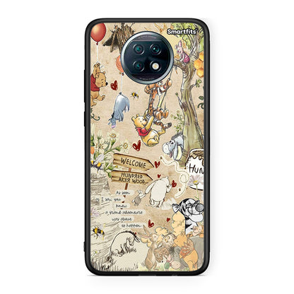 Xiaomi Redmi Note 9T Happy Friends θήκη από τη Smartfits με σχέδιο στο πίσω μέρος και μαύρο περίβλημα | Smartphone case with colorful back and black bezels by Smartfits